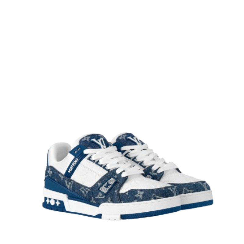 Louis Vuitton Style Button Shoes